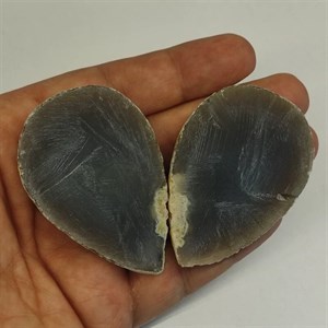 سنگ راف توپی اشکی عقیق خرمایی طبیعی