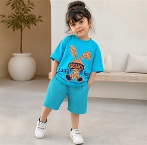 ست تیشرت شلوارک Gucci کد1014