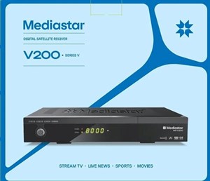 گیرنده دیجیتال مدیا استار مدل V200 با ریموت کنترل