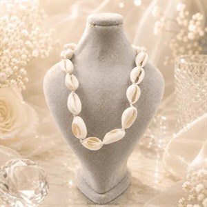 گردنبند دست ساز صدف کد 1310