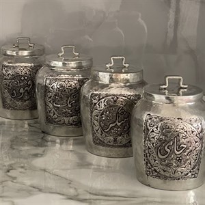بانکه مسی قلمزنی خمره ای