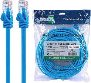 کابل شبکه بلدن CAT6 ظرفیت ۲۰ متر