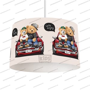 لوستر اتاق کودک طرح خرس برادران تدی کد L-Bear-127