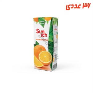 آبمیوه پرتقال پاکتی 200 میلی لیتر سن ایچ