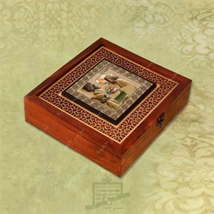 جعبه چوبی (طرح N10*1*28)-آجیل و خشکبار ، دمنوش ، گز و شکلات ، میوه خشک ، هدیه و کادو