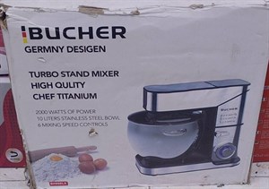 همزن نیمه‌صنعتی بوچر آلمان (Bucher) مدل BH990LX – قدرت ۲۰۰۰ وات با کاسه عظیم ۱۰ لیتری