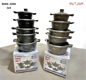 سرویس قابلمه ۱۲ پارچه یونیک (Unique) مدل UN-1200