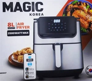 سرخ‌کن بدون روغن (Air Fryer) هوشمند مجیک مدل MK5047 ظرفیت ۸ لیتر با قابلیت Wi-Fi