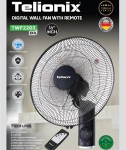 پنکه دیواری ریموت دار تلیونیکس مدل TWF2203