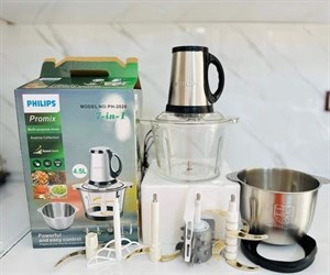 خردکن ۷ کاره فیلیپس (Philips) مدل PH-2020 | ظرفیت ۴.۵ لیتری با دو کاسه