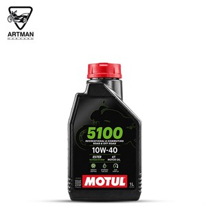 روغن موتور 5100 گرانروی 10W40 برند موتول MOTUL حجم 1 لیتر