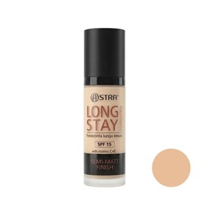 کرم پودر مایع SPF15 استرا مدل لانگ استایل شماره N01 مناسب برای انواع پوست حجم 30 میلی لیتر