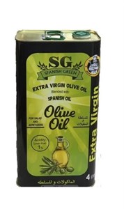 روغن زیتون اس جی ۴ لیتری قوطی فلزی