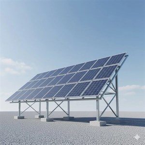 استراکچر پنل نیروگاه خورشیدی 25 کیلووات