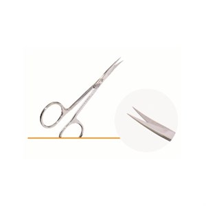 قیچی ابرو منحنی حرفه ای با کد ES-001 برند vergen