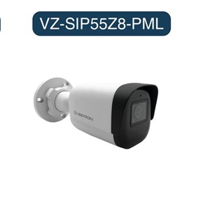 دوربین تحت شبکه 4K ویزیترون مدل VZ-SIP55Z8-PML کیفیت 8MP، لنز متغیر و قابلیت تشخیص چهره