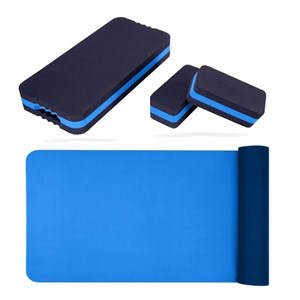 پکیج مت یوگا 6 میل + آجر یوگا + تخته استپ یوگا تن زیب رنگ آبی