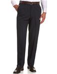 Haggar Men's Cool 18 Hidden Expandable-Waist Plain-Front Pant