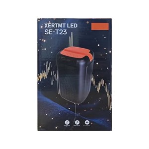 اسپیکر بلوتوثی قابل حمل XERTMT LED مدل SE-T23 با توان 8 وات