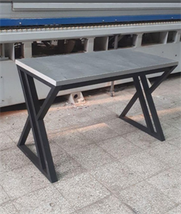 میز ناهارخوری پایه x - کد (mf)