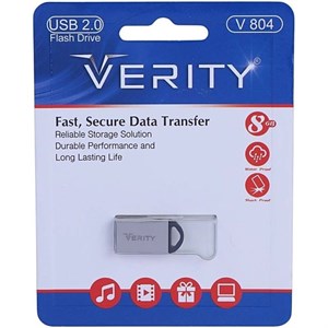 فلش وریتی فلزی مدل V804 ظرفیت 8 گیگابایت