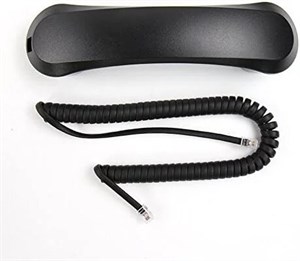 گوشی تلفن جایگزین VoIP Lounge با سیم فنری مشکی برای تلفن های سری Avaya IP Office 1400 و 1600 مدل های 1403 1408 1416 1603 1608 1616