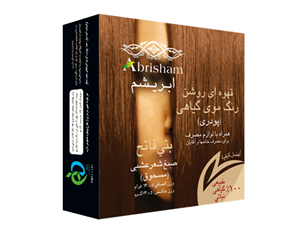 رنگ موی گیاهی قهوه ای روشن ابریشم