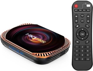اندروید باکس LIROM مدل TV Box Android 11.0 با [رم 4 گیگابایت و حافظه داخلی 128 گیگابایت] HK1 RBOX X4 4K/8K Smart TV Box با چیپست Amlogic S905 X4، وای فای دوگانه 2.4G/5G، پورت 100/1000M، دیکود H.265، پورت USB3.0، ست تاپ باکس، 4GB 64GB