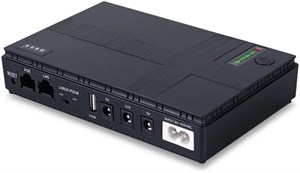 منبع تغذیه بدون وقفه DC 5V، 9V، 12V مینی UPS با ظرفیت بالا برای تجهیزات مداربسته و مودم