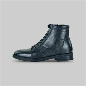 نیم بوت مردانه کرمانی مدل چرم فلوتر طبیعی دستدوز کد 658