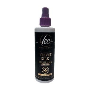 ماسک مو صاف کننده کیسی مدل velvet silk مناسب برای موهای فر و کراتین شده حجم 400 میلی لیتر