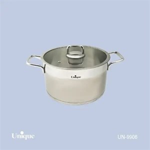قابلمه استیل یونیک سایز 20 مدل فلت کد UN-9904