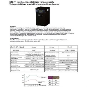 استابلایزر دلتا مدل STB-11 ظرفیت ۱۰ کاوا تک فاز ۴۰ آمپر