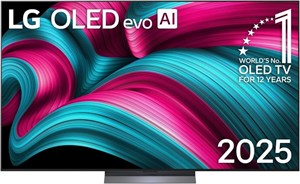 تلویزیون هوشمند 4K ال‌جی OLED77C56 با نرخ تازه‌سازی 144 هرتز، فناوری OLED evo و هوش مصنوعی، سایز 77 اینچ