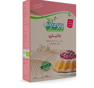 پودر کیک نیمه آماده بدون قند رژیمی وانیلی ربودیان – 350 گرم