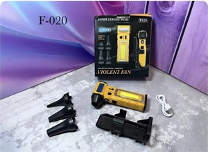 جت فن دمنده مدل F020 چراغ قوه دار 