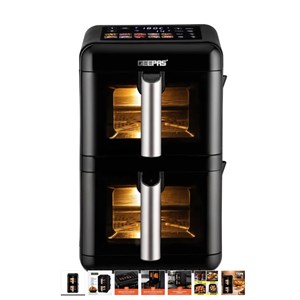 سرخ کن بدون روغن دوقلو جیپاس مدل Geepas GAF37548 - شرکتی
