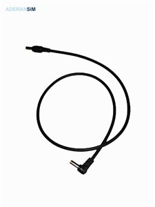کابل آداپتور نری صاف 2.1به نری چپقی 2.1mm