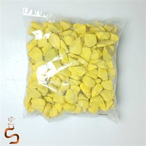 سنگ رنگی گلدان تزئینی لیمویی (بسته ۵۰۰ گرمی)