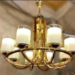 لوستر قوسی تک رینگ 3 شاخه