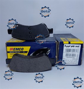 قیمت 9 دست لنت ترمز جلو پژو 206 تیپ 5 - آی آر  امکو شرکتی اصل IREMCO ( دست 4 عددی ) مدل 93 به بالا