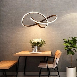 لوستر مدرن طرح بینهایت(پاپیون) دارای نور هشت حالته ریموت دار و اپلیکیشن موبایل(ارسال رایگان)