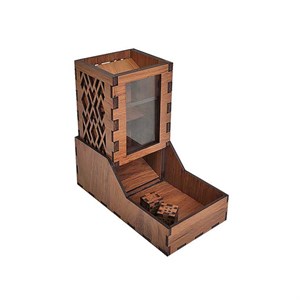 برج تاس چوبی Dice Tower | برج انداختن تاس بازی فکری و رومیزی کد 10152