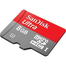 کارت حافظه microSDHC سن دیسک مدل Ultra  UHS-I U1 ظرفیت ۸ گیگابایت