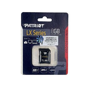 کارت حافظه پاتریوتSDHC مدلLX Series با ظرفیت 8 گیگابایت