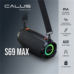 اسپیکر بلوتوثی ضد آب و با کیفیت CALUS مدل S69 MAX