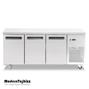 فریزر روی میزکاری 180 سانتی‌متر صنعتی مکث سیلور MAX SILVER