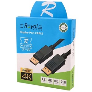 کابل 3 متری Display To Display 4K رویال Royal پک کارتنی