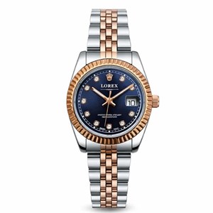 ساعت مچی زنانه رولکس ROLEX صفحه سرمه ای