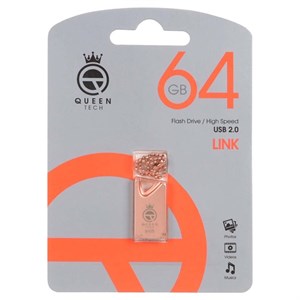 فلش 64GB USB2.0 Queen LINK گارانتی مادام العمر 